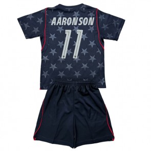 Förenta stater Brenden Aaronson #11 Replika Bortatröja Barn VM 2026 Kortärmad (+ Korta byxor)